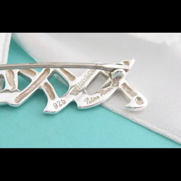 Retired Tiffany& Co. Paloma Picasso XO pin/Brooch/Large - Picture 8 of 8